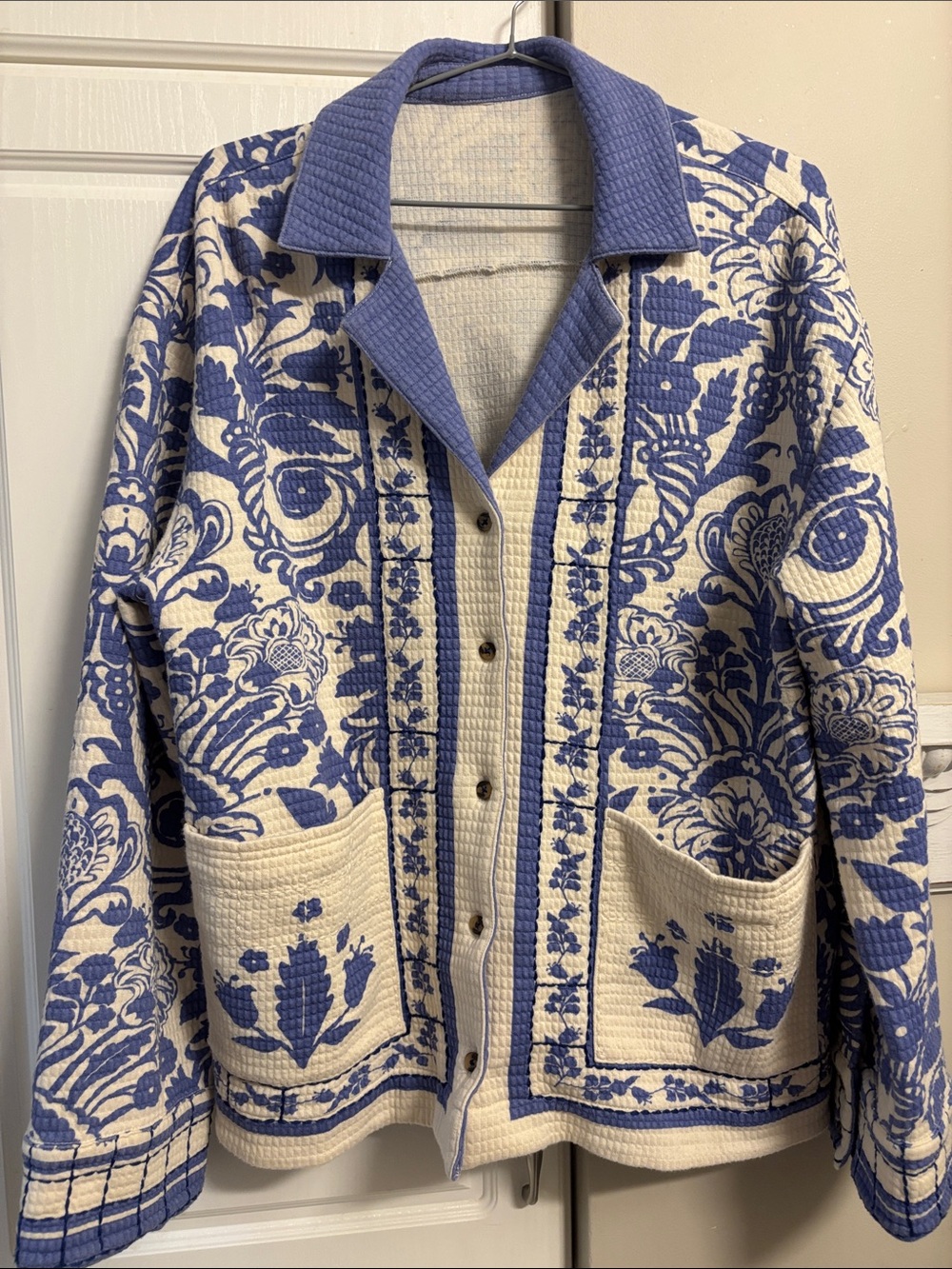 Anthropologie quilted top